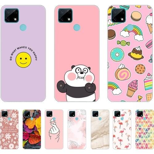 Silicon Case for Realme Narzo 30A Cartoon Durable Cover on Narzo 30A Shell Cover Ultra-thin Anti-knock Shockproof Personality