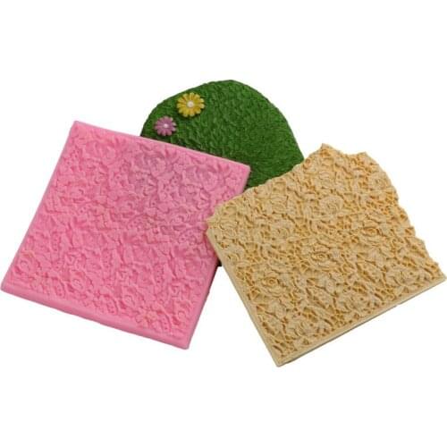 Sugarcraft Lace Flower Texture Silicone Mold Mat Fondant Mold Cake Border Decorating Tools Chocolate Gumpaste Baking Mold