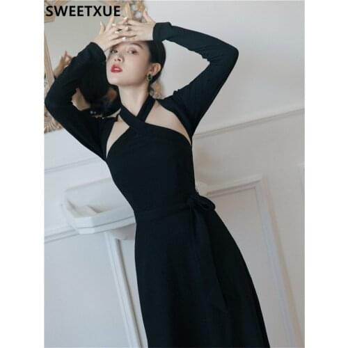 Женские черные куртки SWEETXUE China At AliExpress