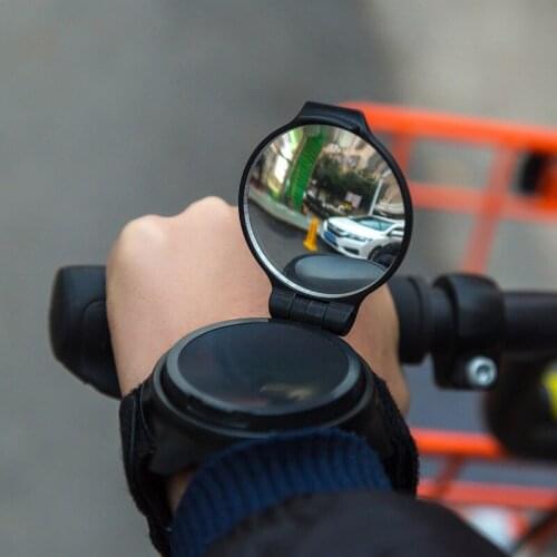 Bicycle rearview mirror slim rotating collapsible mirror bicycle heel adjustment wrist breathable mirror 360 rotation YS-BUY