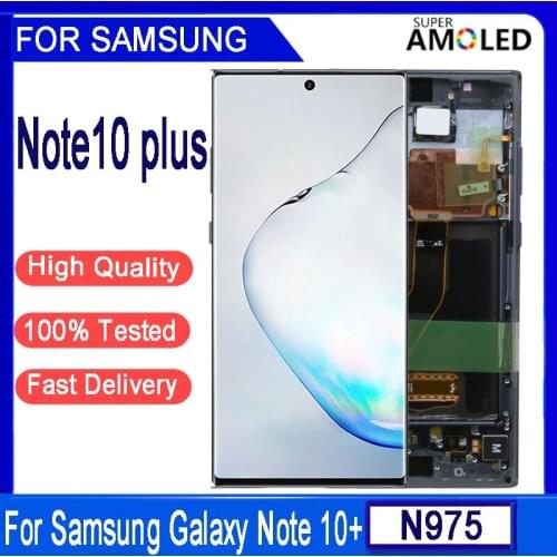 Original 6.8“LCD For SAMSUNG Galaxy Note10 plus N975 N975F N9750 LCD Display Touch Screen Digitizer Assembly For Samsung Note10