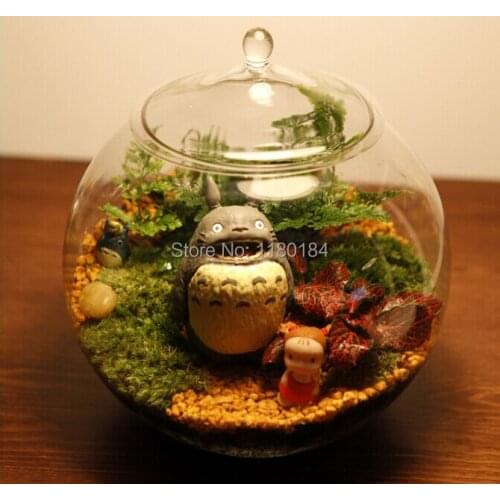 1PC New Flower Pots Planters Home Decor creative European glass crystal flower vase hydroponic vases decoratives G166