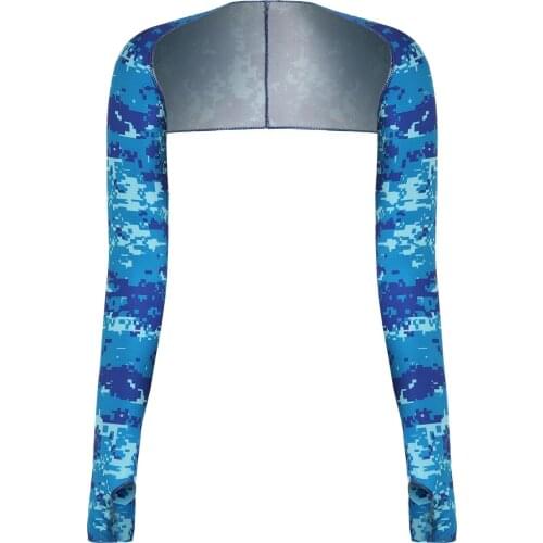 11 Colors Fashion Sun Protection Arm Shoulder Cover Soft Long Sleeved Elastic Modal Arm Cover Tops Clothes For Women Outdoor