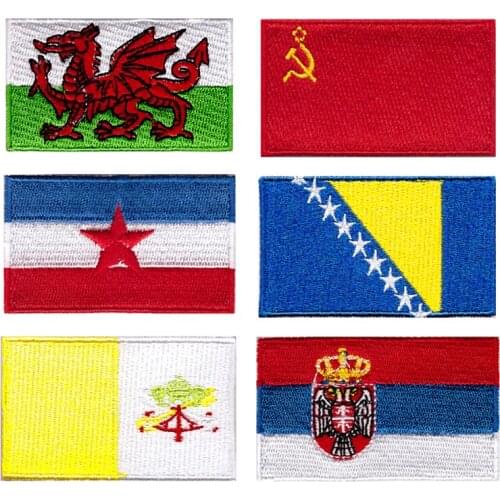 2017 embroidered flag patch sport 10pcs/lot 200countries national flag 2.5"x1.5" hot cut iron on100%e patches-for-jeans