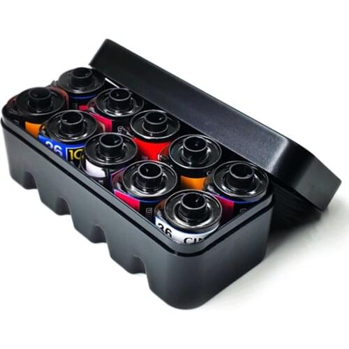 2019 NEW 6 colors Multi-Format Hard Plastic Film Storage Box Case Container for 135 35mm Black and White 4x5 film case