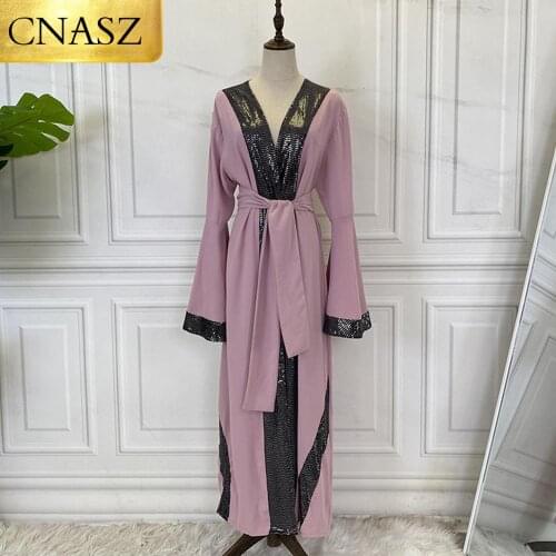2020 Muslim For Women Clothing Elegant Print Autum Dress Evening Long Crewneck Dress Abaya High Quality Good price