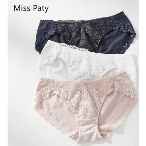 3pcs/lot Seamless low waist japanese hipster panties for women sexy lace underwear cotton briefs XXL plus size interior knickers