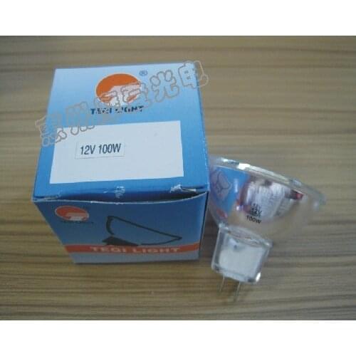 5pcs/Lot 12V100W Domestic Medical Special Lamp Cup Halogen Tungsten Bulb G6.35 Education Special Instrument Free Tracking