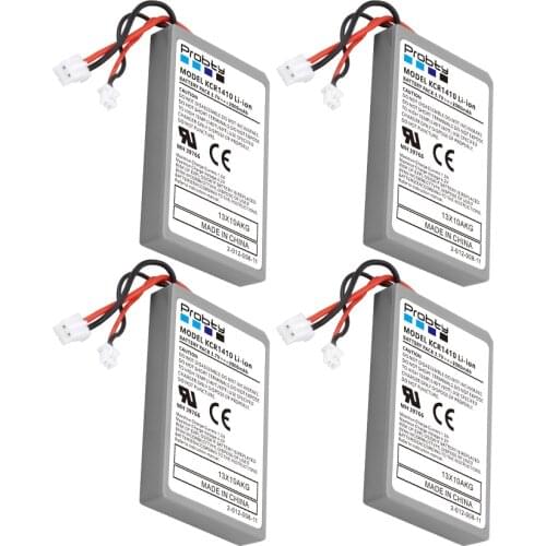 4pcs 2000mAh Battery Pack + USB Charger Cable For Sony Gamepad PS4 Battery Dualshock4 Wireless controller Rechargeable Batteries