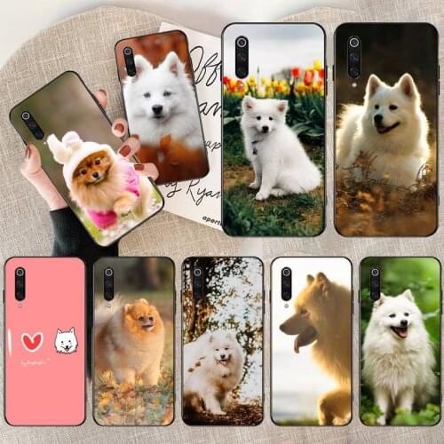 Japanese Spitz Dog Phone Case For Xiaomi Mi Note 10 Lite Mi 9T Pro Xiaomi 10 10 CC9 Pro 9SE