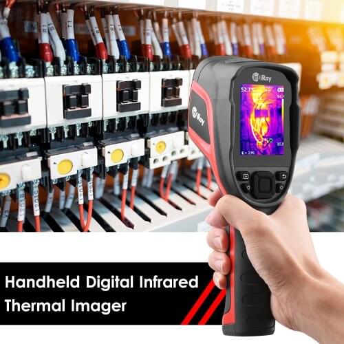 -20~550℃ 2.8-inch LCD Digital Infrared Thermal Imager Handheld IR Thermal Imaging Camera 256*192 IR Resolution 16G Storage Card