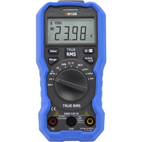 Digital Multimeter OWON Bluetooth OW16B True RMS NCV Diode Test DC AC Voltmeter Ammeter Temperature Capacitance Resistance Meter