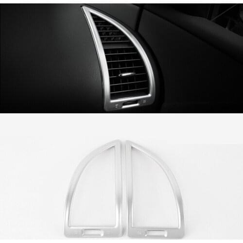 For NIssan Patrol Armada Y62 2017 2018 auto Accessories styling ABS Plastic Chrome Car Small air outlet Decoration Cover Trim