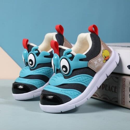 Hot-Selling Cartoon Character Style Toddler Canvas Shoes Baby Beginners Wind Master Non-slip Baby Shoes YXYT