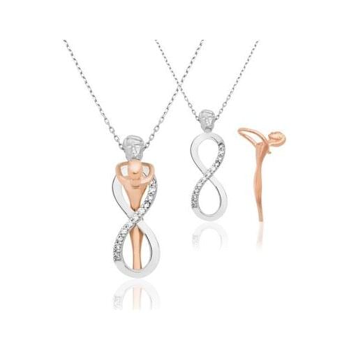 Silver Gemstone Hoop Is Necklace