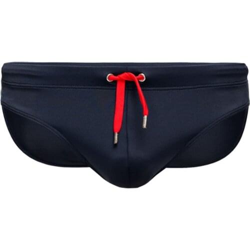 New 2019 Mens Swim Trunks Quick Dry Bathing Suit Push Up Man Sexy Gay Briefs Swimwear Summer Hot Beach Surfing Shorts