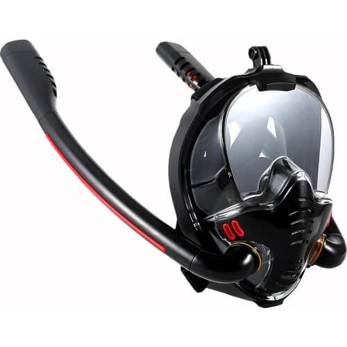 Adult Expiration Inhale Separate Silicone Anti Fog Full Face Diving & Swimming Full Face Snorkeling Mask