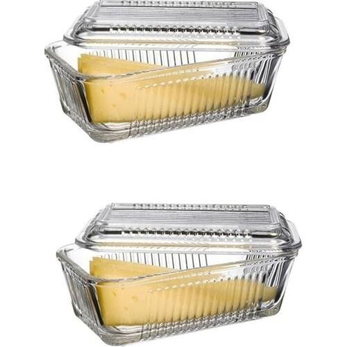 Pasabahce Frigo Lid Breakfast-Tereyağlık Peynirlik 2'li