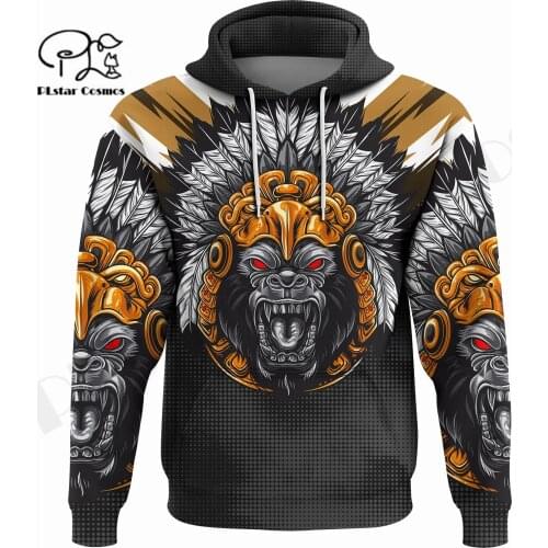 PLstar Cosmos 3DPrint Newest Aztec Mayan Art Funny Unique Men/Women Harajuku Casual Streetwear Hoodies/Zip/Sweatshirt Style-7