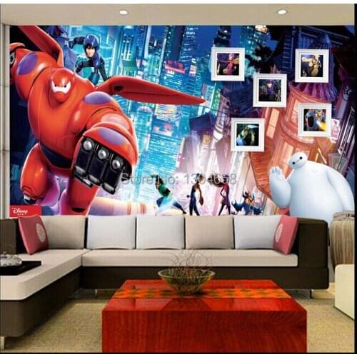Custom cartoon animation super Corps wallpaper for the living room childrens room wall interior decoration wallpaper background