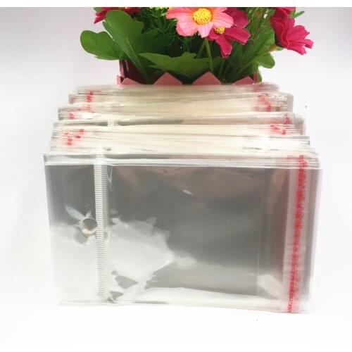 20pcs Transparent OPP packaging plastic bags multi-size selection display jewelry cards, earrings and Necklaces Pendant Jewelry