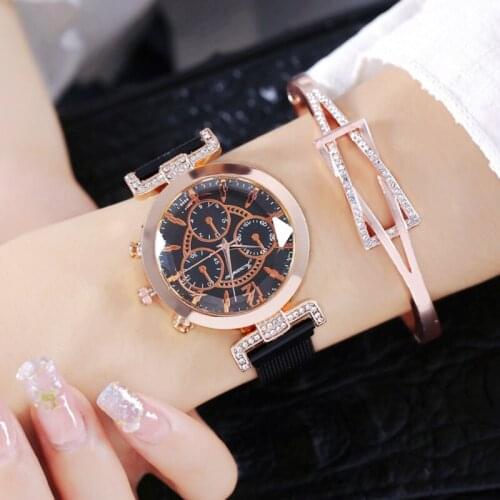Luxury Rhinestone Shinny Women Watches Fashion Magnet Clasp Ladies Quartz Watch Zegarek Damski