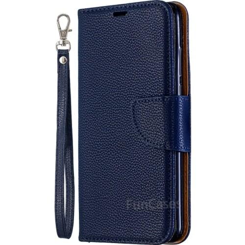 Luxury Leather Case For Huawei P30 Lite Card Holder Waller Case For Huawei P30 LITE Stand Flip Cover Black Brown Fundas Coque