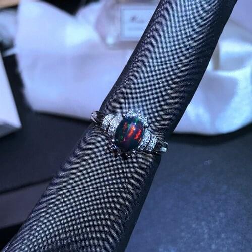 Silver 925 Jewelry Original Opal Ring African Jewelry Wedding Rings Gold Hot Sale