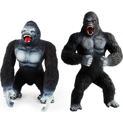 Chimpanzee Caesar Solid Animal Model Simulation Wildlife Hand Doll Decoration Toy Decorative Artwork for collection kids gifts