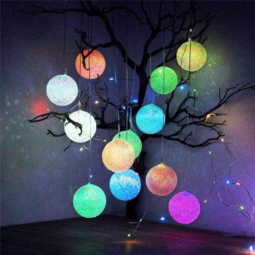 LED Color Solar Wind Chime Lamp Spherical Butterfly Five-pointed Star Love Outdoor Waterproof Courtyard Garden Decorative Lamp