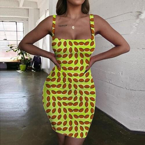 Giyu Dizziness Dress Women Psychedelic Sundress Street Halter Sleeveless Harajuku 3d Print Womens Clothing Mini Evening New