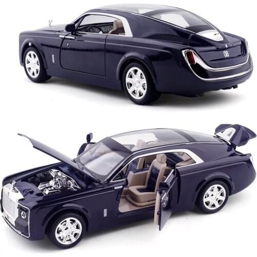 1/24 Die Casting Luxury Model Car (M929E-6) New Design W/ 2 Doors Smooth Painting Simulation Sunroof