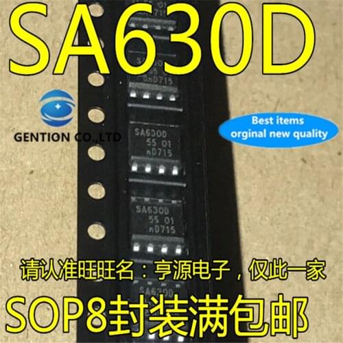 10Pcs SA630 SA630D SOP-8 RF switch analog chip in stock 100% new and original