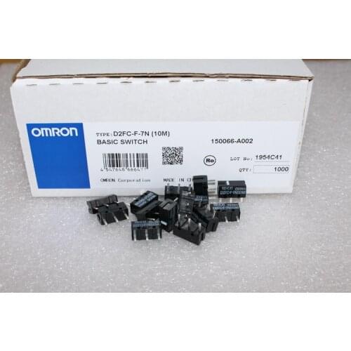 10pcs/pack 100% original Omron mouse micro switch D2FC-F-7N (10M) for Logitech G9 G9X g500 Microsoft dedicated button and others
