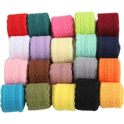 4.5cm Lace 10m DIY handmade material headdress bow bow knot clothing shoes hats accessories are not elastic Bud silk