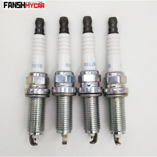 4pcs/lot DILZKAR7C11S 90137 DILZKAR7C-11S DILZKAR7C 11S Dual Iridium Spark Plugs For 2015-2018 Honda Fit 1.5L