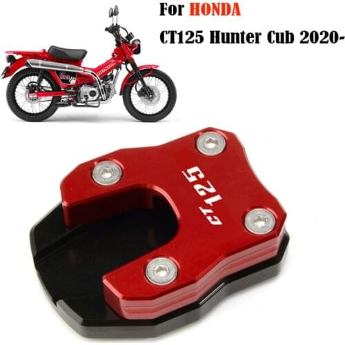CT 125 Motorcycle Accessorie New Kickstand Sidestand Stand Extension Enlarger Pad Fit For HONDA CT125 Hunter Cub 2020