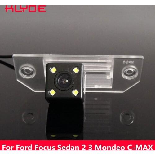 KLYDE Car HD CCD Rear View Reverse Night Vision Waterproof Parking Assistance Camera For Ford Focus Sedan 2 3 Mondeo C-MAX C Max
