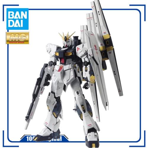 BANDAI MG 1/100 RX-93 Nu Gundam Ver.Ka V Gundam Assembly Model Effects Action Figure Model Modification