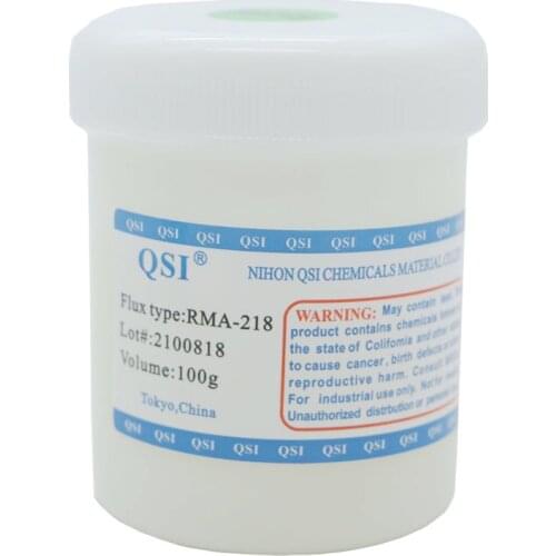 Free shipping High Quality Original 100g RMA-218 BGA Solder Flux Paste Solder for Reballing