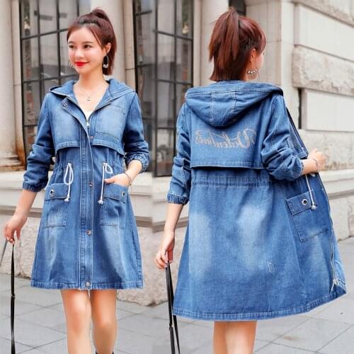 CAICYSHAN Women's Hooded Trench Coats