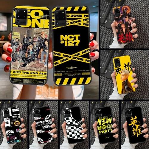 NCT 127 Neo Zone Phone case For Samsung Galaxy Note 4 8 9 10 20 S8 S9 S10 S10E S20 Plus UITRA Ultra black trend funda 3D hoesjes
