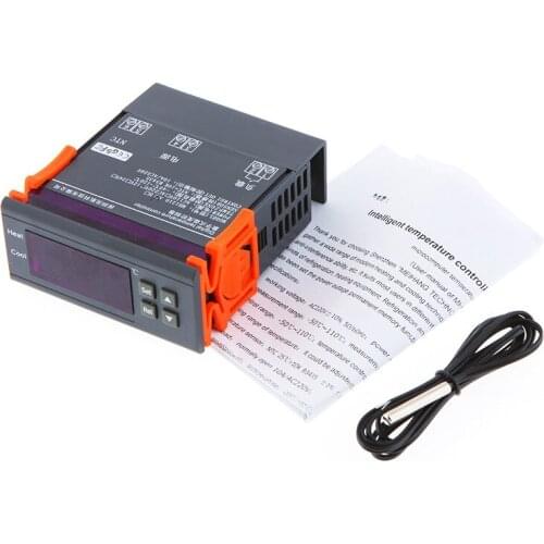 200-240V Digital Temperature Controller Thermocouple -40℃ to 120℃ with Sensor