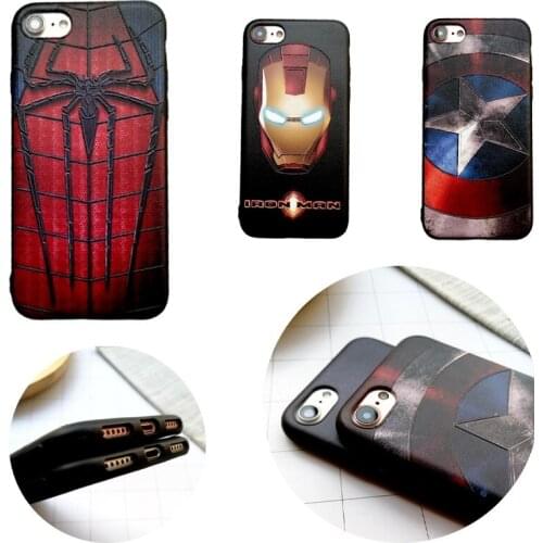 Disney Marvel Avengers Captain America Silicone Phone Case for iPhone 11 12 Pro Max mini 7 8 XR X XS MAX 5 5S SE phone case