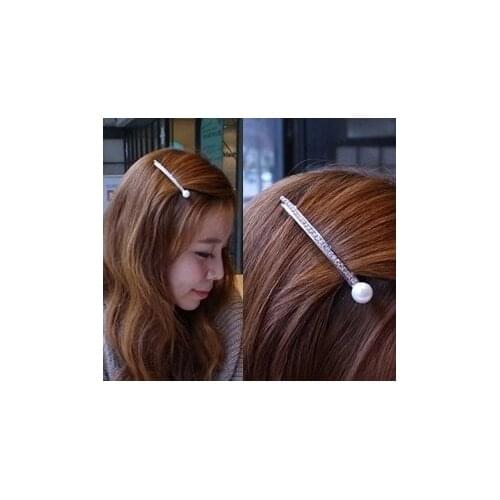 Europe And The United States 2020 New Fashion Pearl Hair Ornaments Crystal Beautiful Goddess Hair Clip Wholesale Cheap Marketing