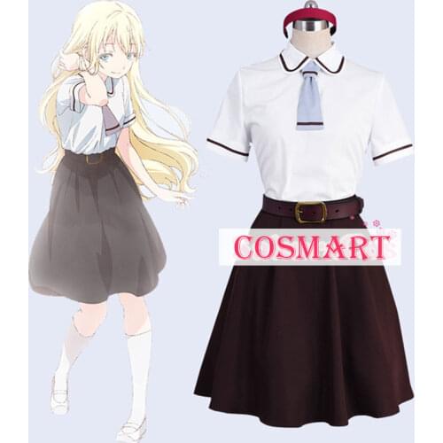 Anime Asobi Asobase Honda Hanako Olivia Nomura Kasumi Cosplay Costume Shcool Uniform Halloween Suit For Women Outfit New 2020