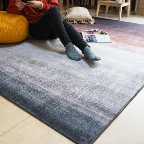 Gradient Color Rugs And Carpet For Home Living Room Sofa Coffee Table Area Rug Non-slip Carpets Customize Kid Bedroom Room Soft