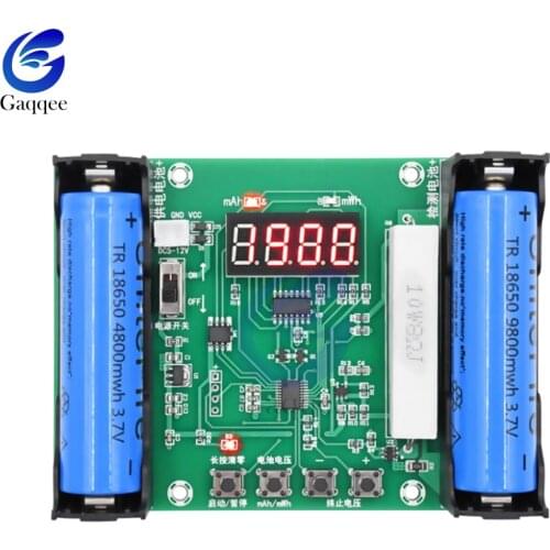 18650 Lithium Battery XH-M240 Capacity Tester MAh MWh Digital Discharge Electronic Load Battery Monitor