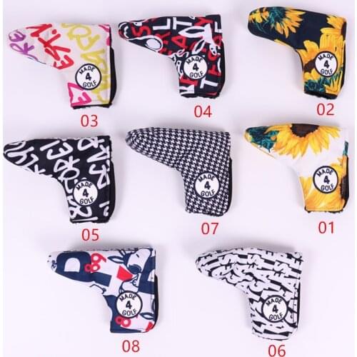 MAGNET BLADE golf putter headcover nylon pearly gates golf club putter cover MANY COLORS