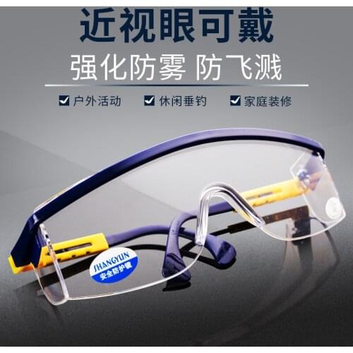 Multi-functional labor protection eyeglasses anti-fog, anti-dust, anti-splash, damp, windproof and anti-spray
